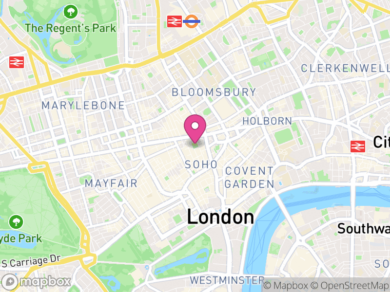 Map of SOHO Estate Agents