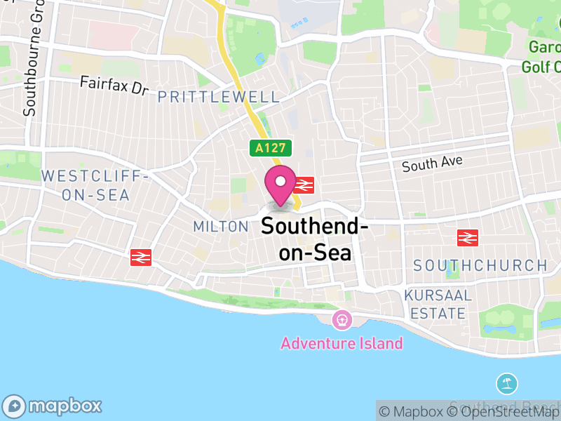 Map of Southend On Sea Estate Agents