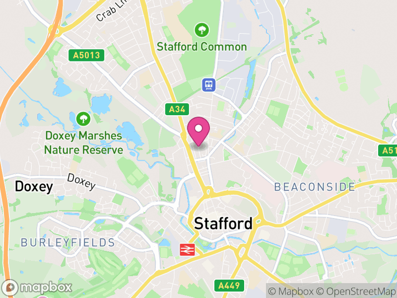 Map of ST16 Estate Agents