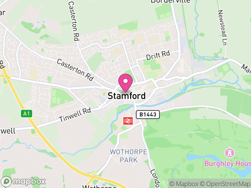 Map of Stamford Estate Agents