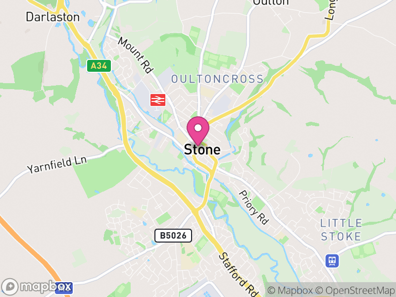 Map of Stone Estate Agents