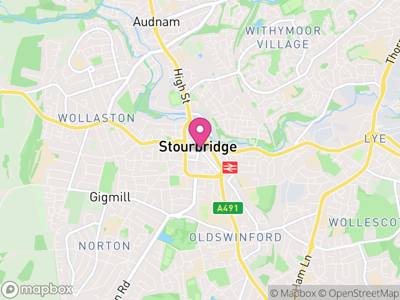 Map of Stourbridge Estate Agents
