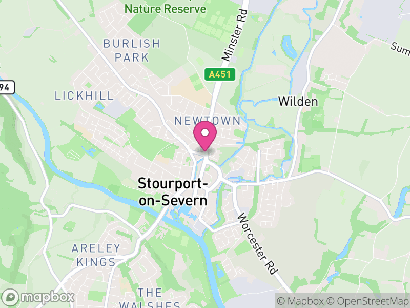 Map of Stourport On Severn Estate Agents