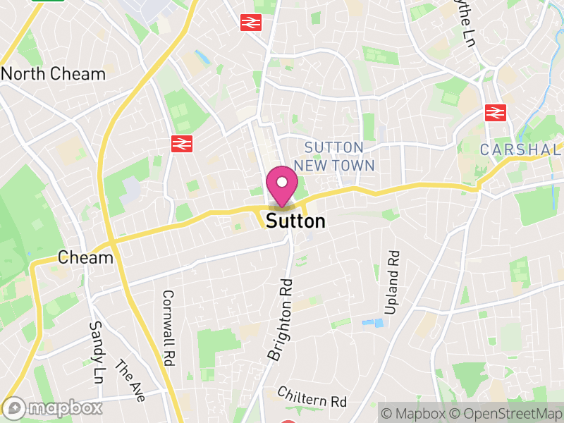 Map of Sutton Estate Agents