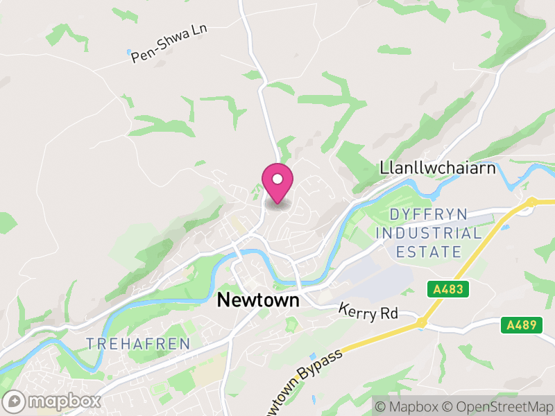 Map of SY16 Estate Agents