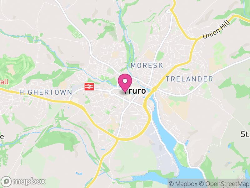 Map of TR1 Estate Agents