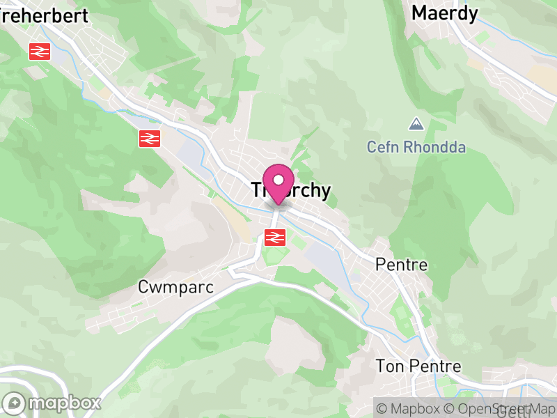 Map of Treorchy Estate Agents