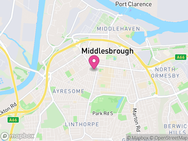 Map of TS1 Estate Agents