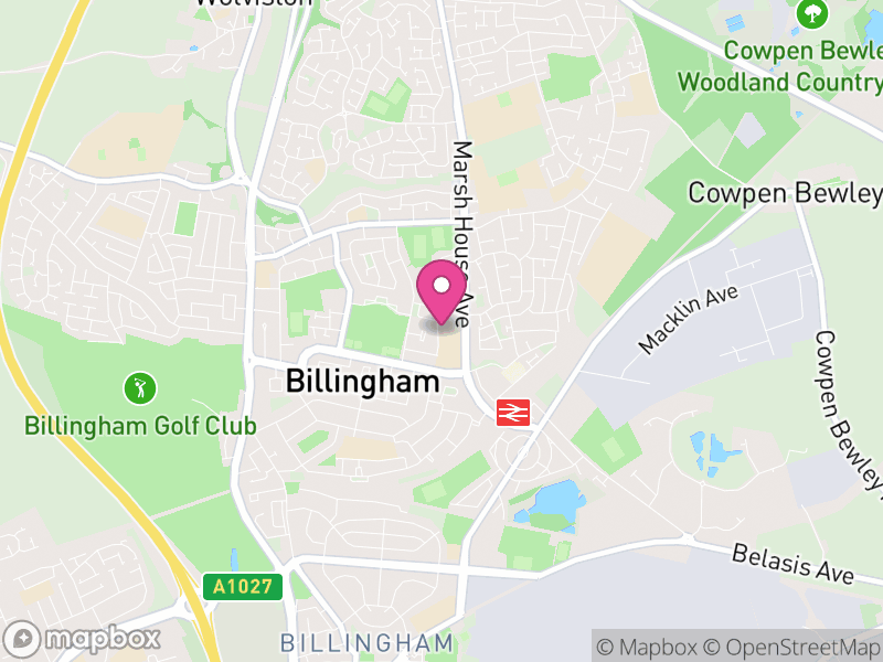 Map of TS23 Estate Agents