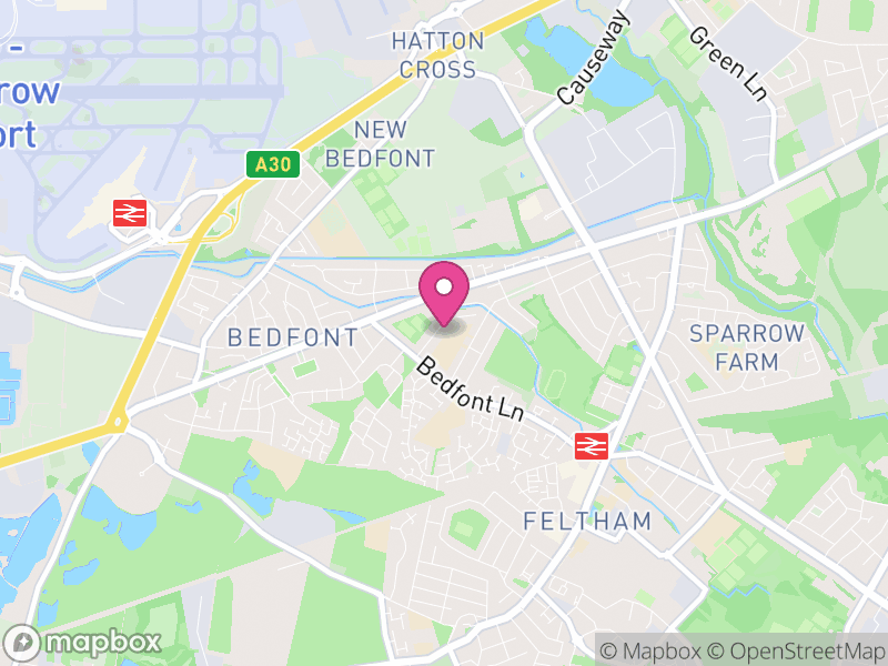 Map of TW14 Estate Agents