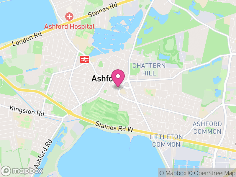 Map of TW15 Estate Agents