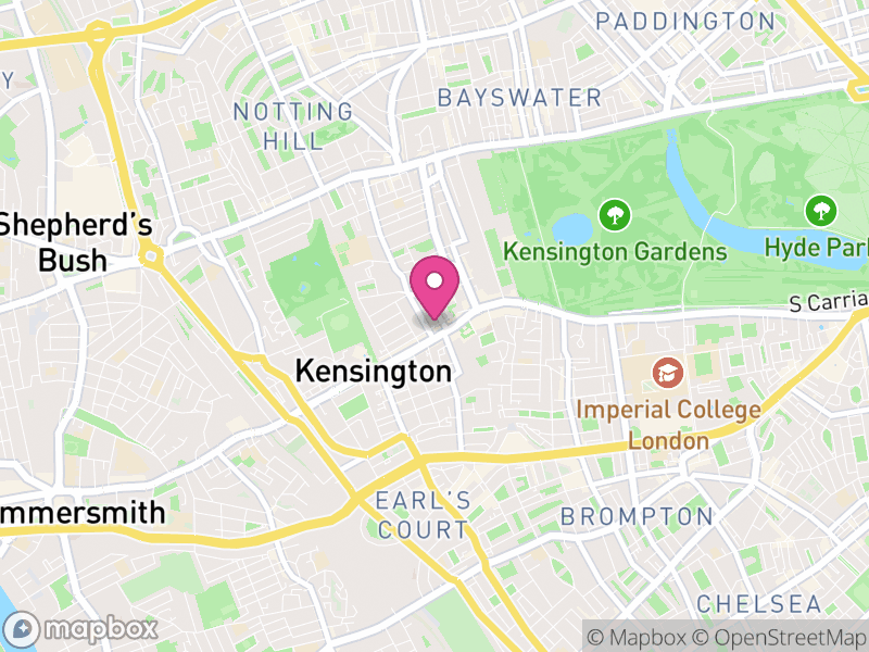 Map of W8 Estate Agents