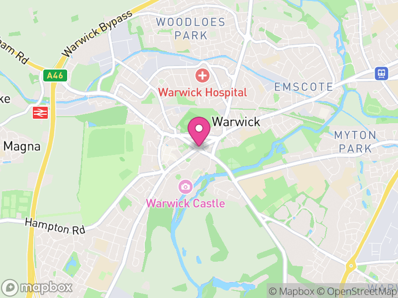 Map of Warwick Estate Agents