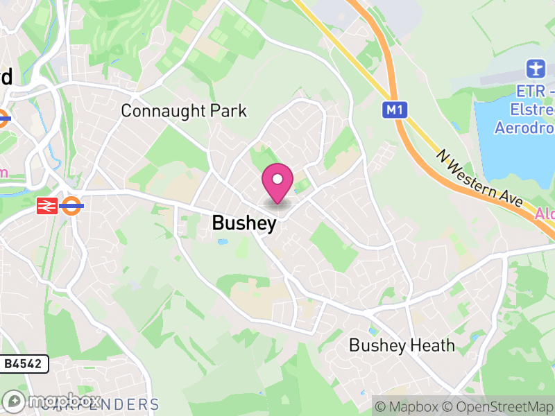 Map of WD23 Estate Agents