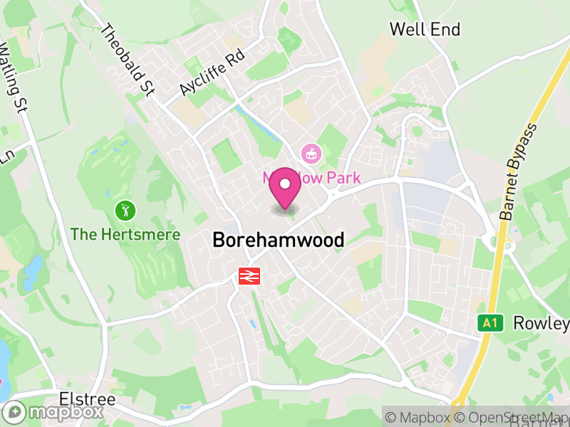 Map of WD6 Estate Agents