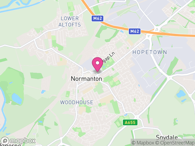 Map of WF6 Estate Agents