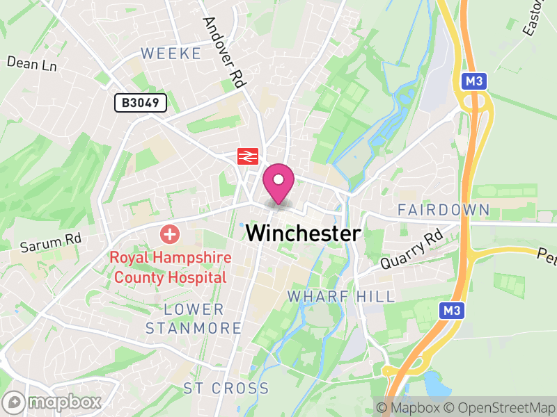 Map of Winchester Estate Agents