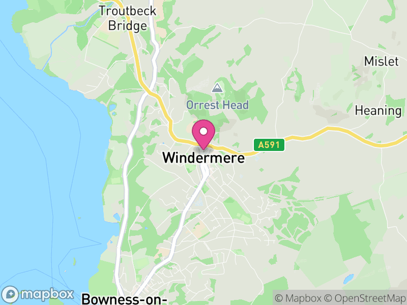 Map of Windermere Estate Agents