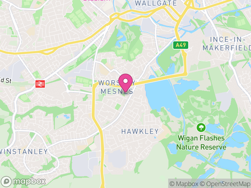 Map of WN3 Estate Agents