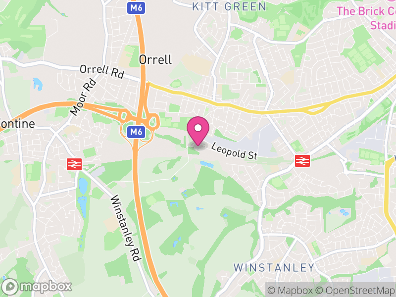 Map of WN5 Estate Agents