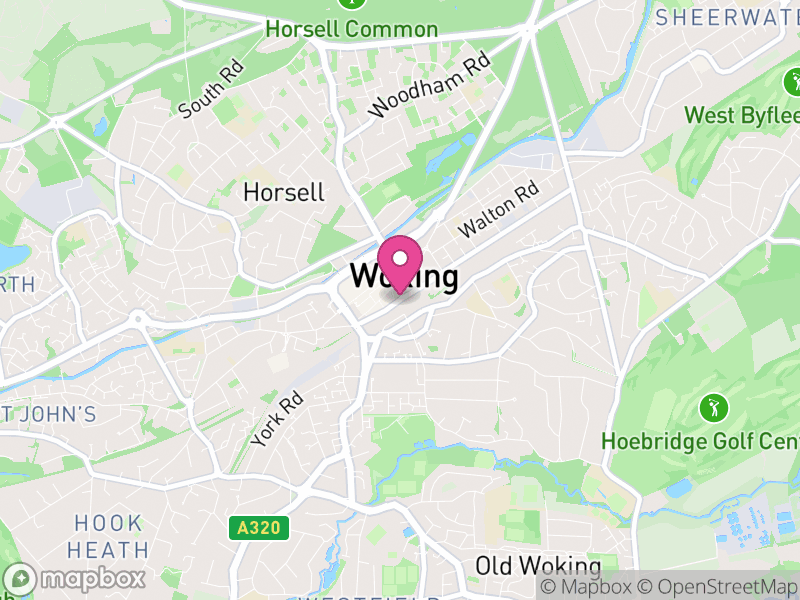 Map of Woking Estate Agents