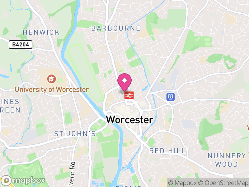 Map of WR1 Estate Agents