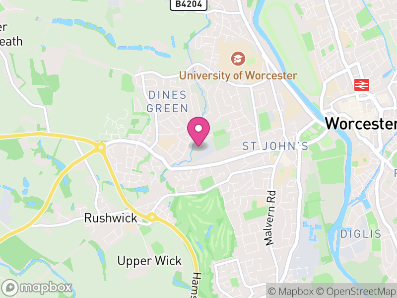 Map of WR2 Estate Agents
