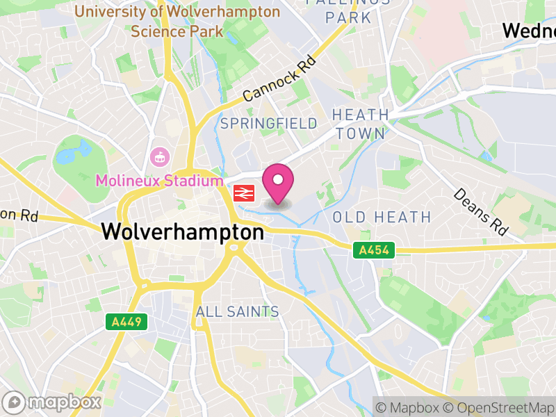 Map of WV1 Estate Agents