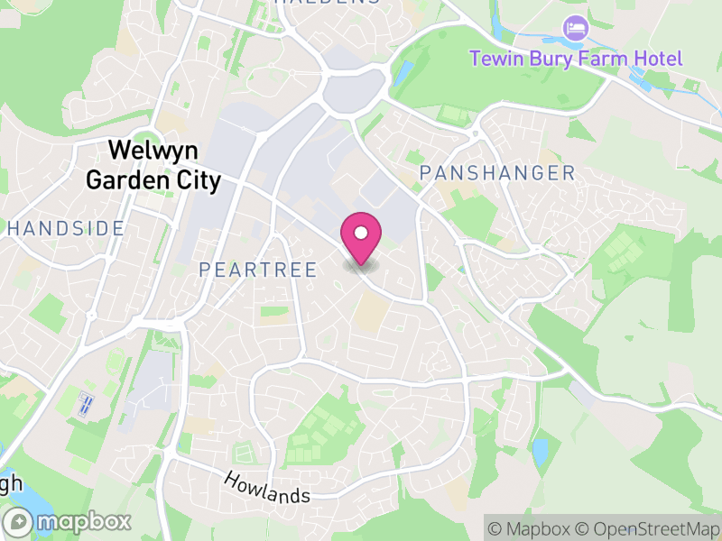 Map of AL7 Letting Agents