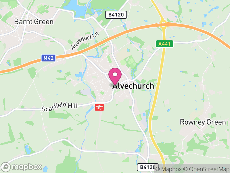 Map of Alvechurch Letting Agents