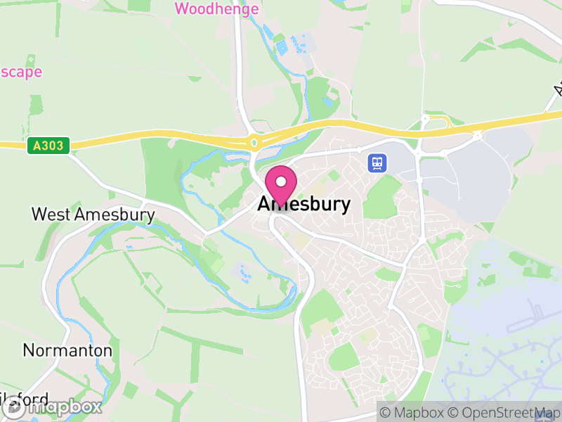 Map of Amesbury Letting Agents