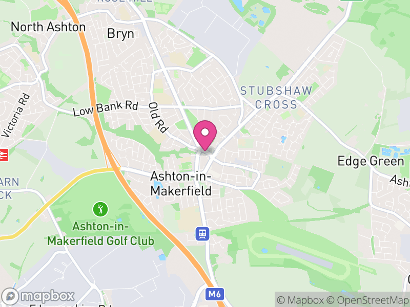 Map of Ashton In Makerfield Letting Agents