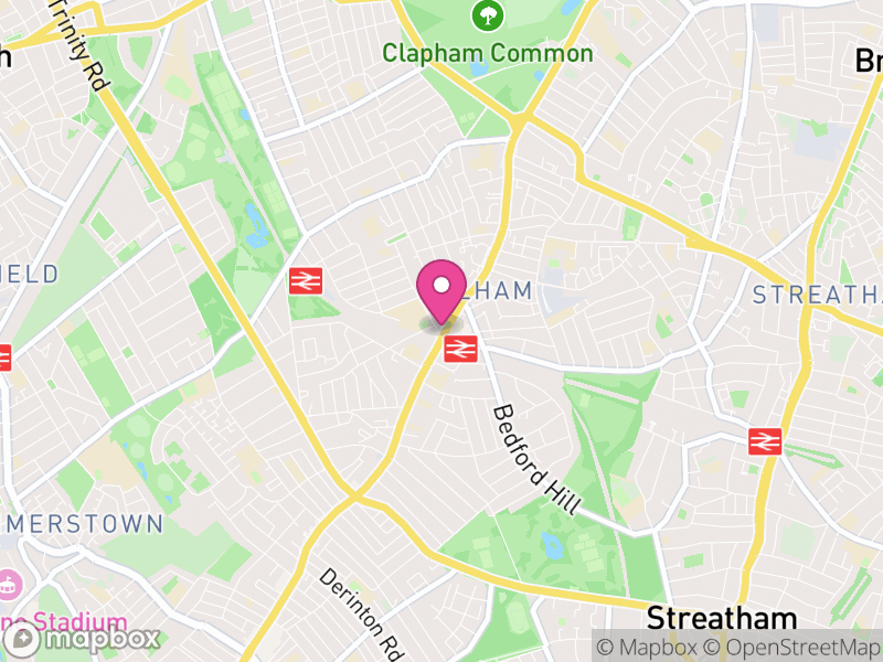 Map of Balham Letting Agents