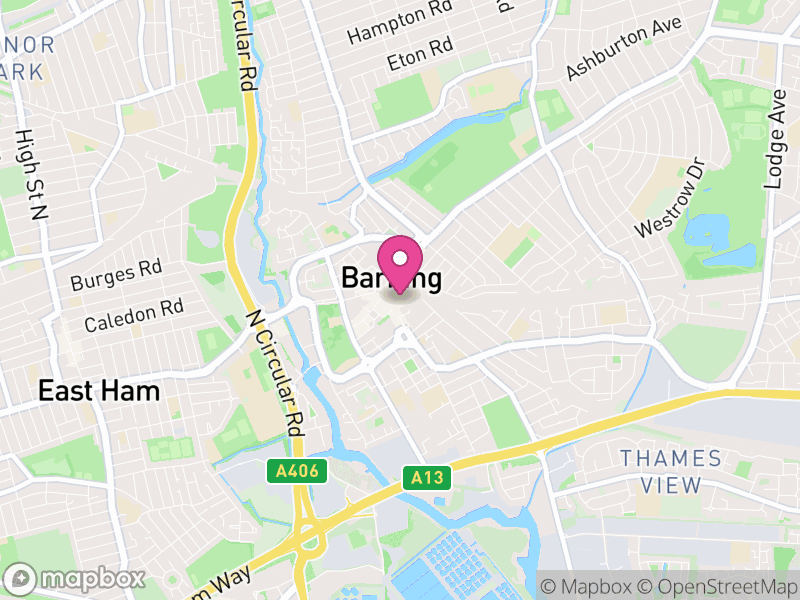 Map of Barking Letting Agents