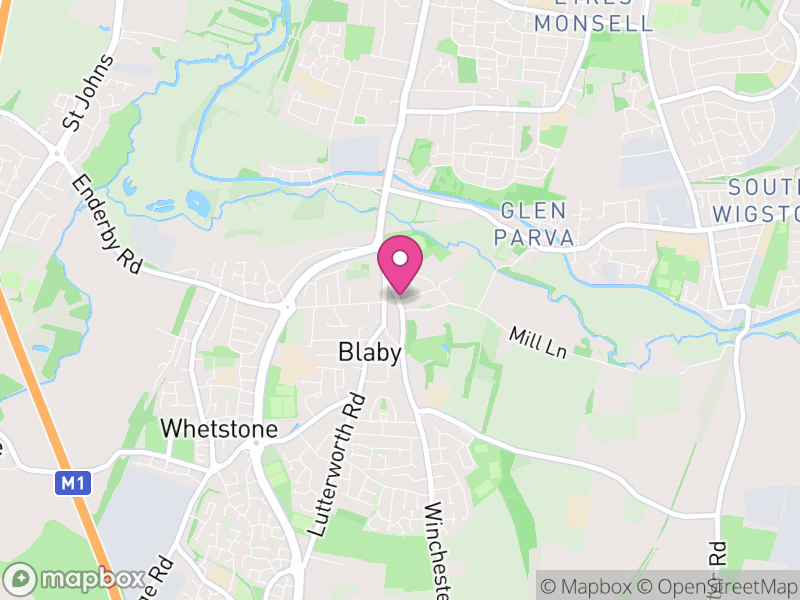 Map of Blaby Letting Agents