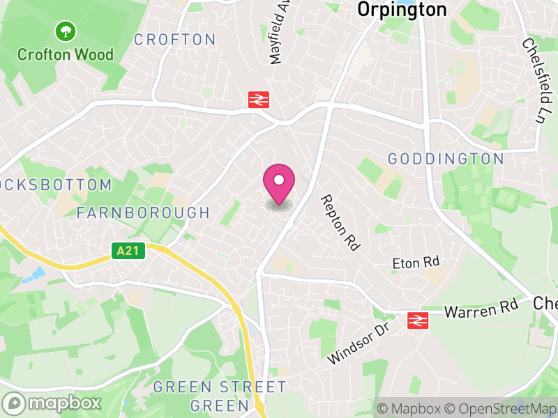 Map of BR6 Letting Agents