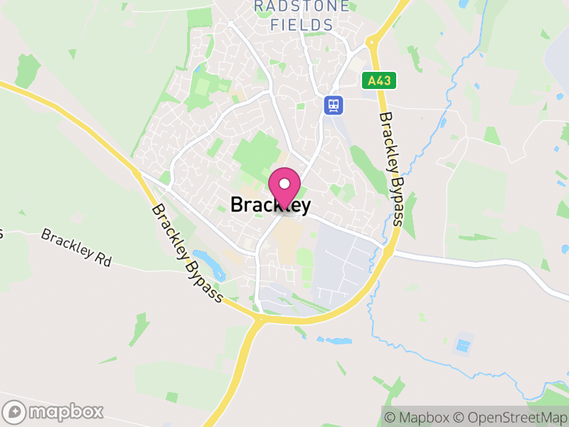 Map of Brackley Letting Agents