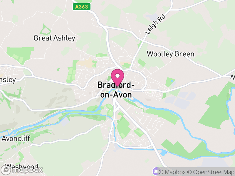 Map of Bradford On Avon Letting Agents