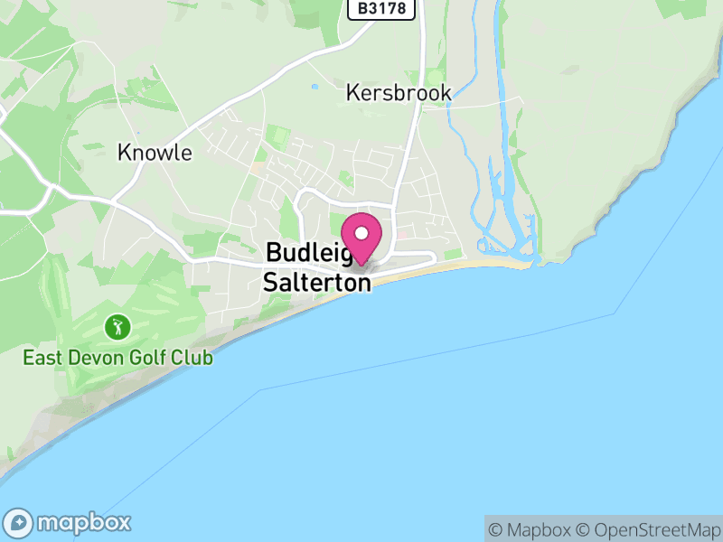 Map of Budleigh Salterton Letting Agents