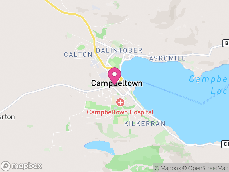 Map of Campbeltown Letting Agents
