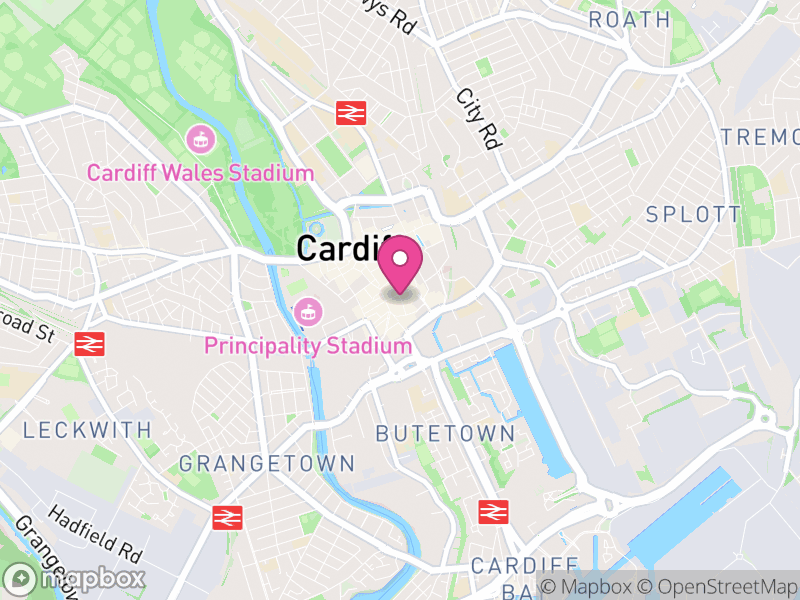 Map of Cardiff Letting Agents