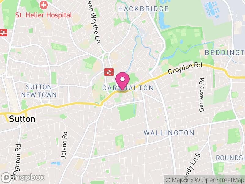 Map of Carshalton Letting Agents