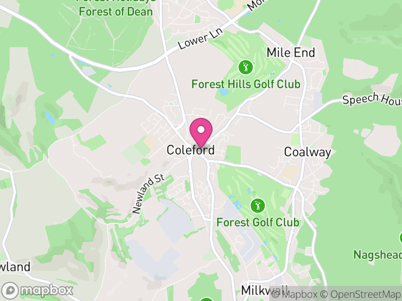 Map of Coleford Letting Agents