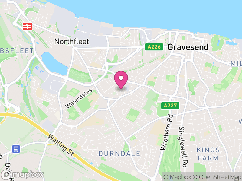 Map of DA11 Letting Agents