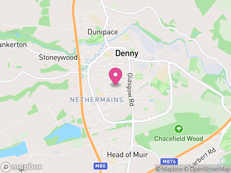 Map of Denny Letting Agents