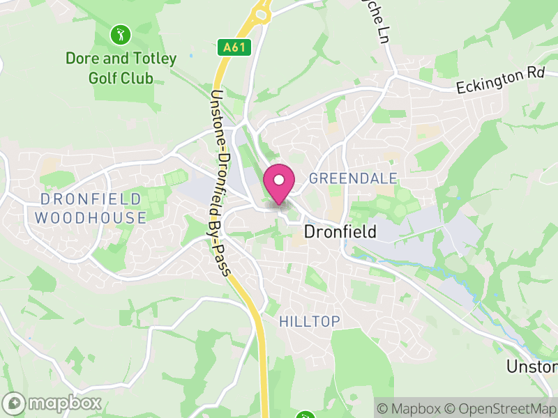 Map of Dronfield Letting Agents