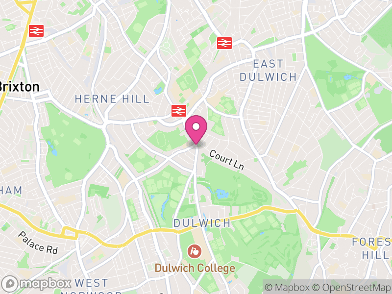 Map of Dulwich Letting Agents