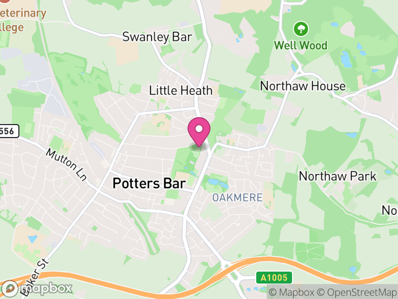 Map of EN6 Letting Agents