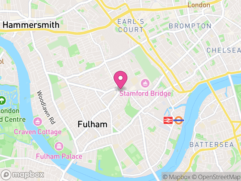 Map of Fulham Letting Agents