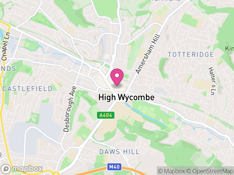 Map of High Wycombe Letting Agents